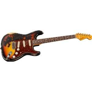 Fender Custom Shop 1961 Stratocaster Burnt Heavy Relic Electric Guitar 