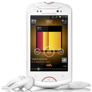  Sony Ericsson Live with Walkman WT19i Mobile Phone White 