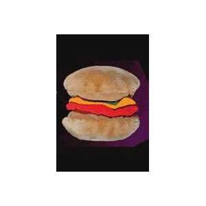  2PK Hamburger Soft Bite Dog Toy   Small (Catalog Category 