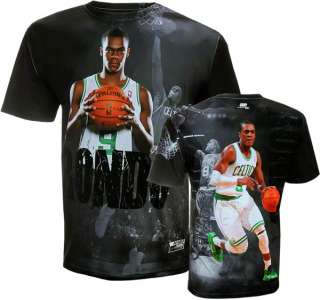 Rajon Rondo Boston Celtics Youth Hi Def Sublimated Dye Photo T Shirt 