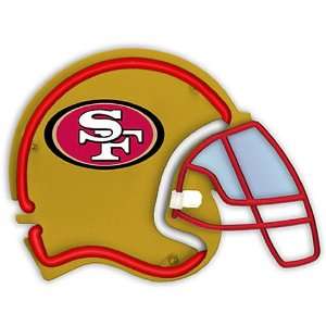    NFL San Francisco 49ers Neon Football Helmet