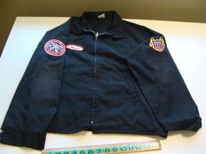 Vintage Boyce Trackburner Chassis Racing Team Jacket w/Patches  