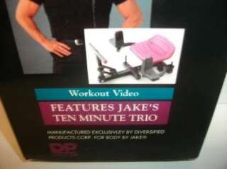 body by Jake Hip thigh machine instructional vhs video ten minute trio 