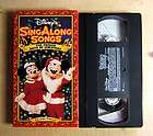 Disney Sing Along Songs THE TWELVE DAYS of CHRISTMAS VHS mint volume 