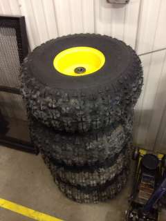   New Pair of John Deere Gator Front Tires and Wheels 22.5x10x8  