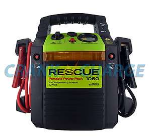 Quick Cable Rescue Jump Box 1060 12v Power200 Amp USB Compressor 300W 