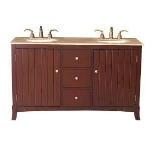  Stufurhome GM 3320 60 TR Alexis 60 Double Bathroom Vanity 