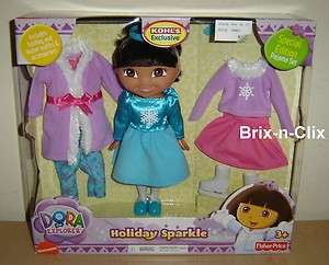 Dora the Explorer Holiday Sparkle Doll Kohls Brand NEW  