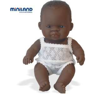  Miniland New Born Baby Doll African Girl (21Cm, 8 2/8 