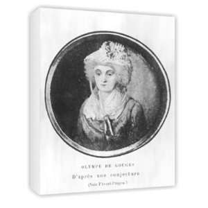  Olympia of Gouges (1743 93) (engraving) (b/w   Canvas 