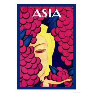 Persian Low Hanging Grapes Giclee Poster Print by Frank Mcintosh, 9x12 