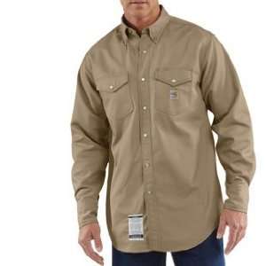  Carhartt FRS006 Mens Flame Resistant Snap Front Twill 