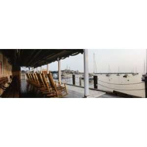  Rocking Chairs in a Row, Rockport Yacht Club, Rockport 