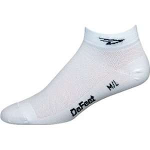  DeFeet Low Cuff Activator Sock, 3 Pack White; LG/XL 