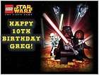 Star Wars Lego #2 Edible CAKE Icing Image topper frosting birthday 