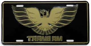 Trans Am License Plate Tag Frame Sign Emblem Decal door  