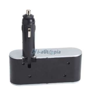New 3 Way Car Cigarette Lighter Power Splitter with 1 USB Port for  