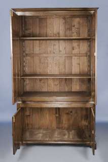   Door Antique Style English Linen Press Armoire TV Cabinet  