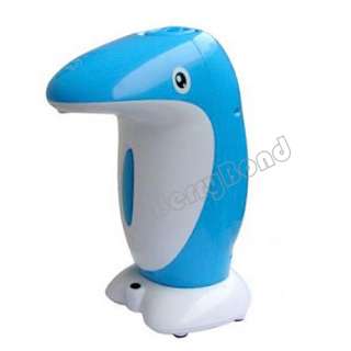 Dolphin Touchless Hands Automatic Soap Lotion Dispenser Blue  