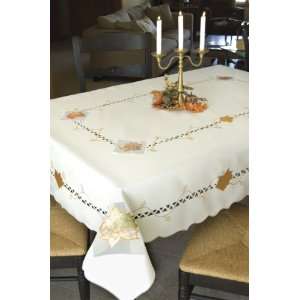  Heritage Lace Harvest Sheer Tablecloth 72x144 Rectangle 