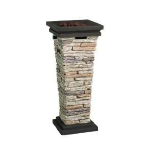   Outdoor Propane Mini Heater with Lava Rock Patio, Lawn & Garden