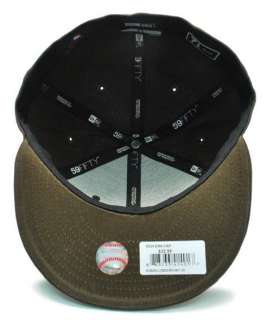 NEW ERA FITTED MLB CAP LOS ANGELES DODGERS BROWN 5950  