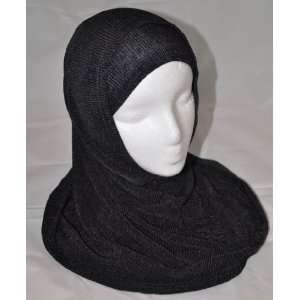  Black Crinkle Al Amira Hijab 