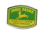 John deere hat pin 1936 1937 farm dear green machinery nickel plated 
