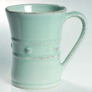  Juliska Ceramics Berry & Thread Ice Blue Mug, Fine China 