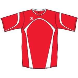 Kelme Cadiz Custom Soccer Jerseys WHITE/RED AS  Sports 