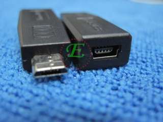 Micro USB Male to Mini B 5pin USB female converter adapter connector 