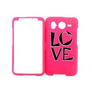  HTC INSPIRE 4G PINK LOVE HARD PLASTIC COVER CASE PROTECTOR 