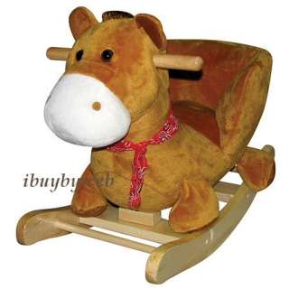 Plush Stuffed Body Seat Height to Floor 9” Durable Hardwood Base 