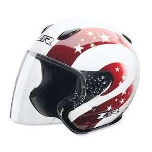  Z1R Ace Helmet , Color Cream, Size Lg, Style Starbrite 