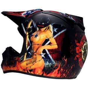  Rockhard MX Pantera Full Face Helmet XX Large  Off White 