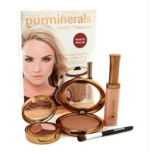 PurMinerals Earthly Treasures Set ( 1x Mineral Glow, 1x Eyeshadow, 1x 