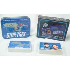  Star Trek Playing Cards in Tin Box Toys & Games