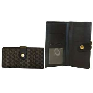 Aristo Black Continental Wallet by Rioni Designer Handbags & Luggage