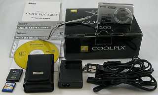 Nikon Coolpix S200 7.1 Megapixel Digital Camera BOXED 0182089129190 