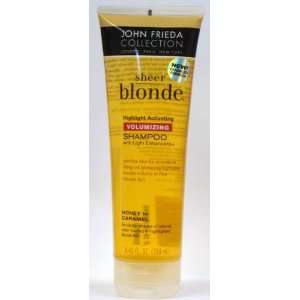 John Frieda Sheer Blonde Volumizing Shampoo, Honey to Caramel 8.45 Oz 