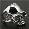 Rock & Punk 316L Stainless Steel Huge Skull Mens Ring 3R001  