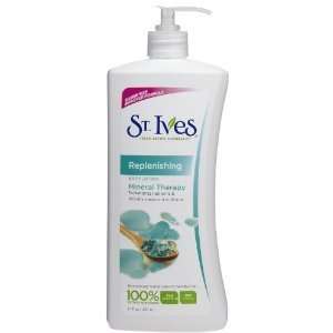 St. Ives Replenishing Mineral Therapy Body Lotion 21 oz. (Pack of 6)
