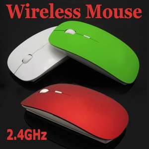   USB Wireless Optical Mouse 2.4GHz Blue ray Mice  MAC PC Laptop  