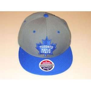  Zephyr Toronto Maple Leafs Snapback Cap Hat Grey Logo 