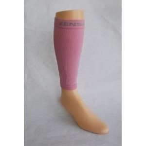  Zensah Compression Leg Sleeve Pink; LG/XL Sports 