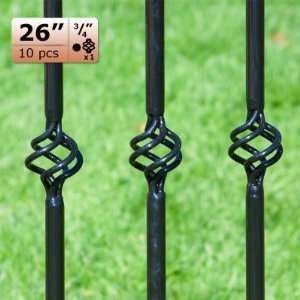  Fortress Iron Vintage 3/4 x 26 Round Baluster with 