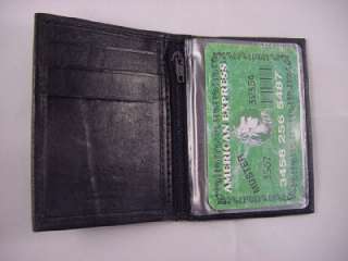   MADE THE AMERICAN WAY BIFOLD MONEY CREDIT CARD BLACK WALLET NEW  