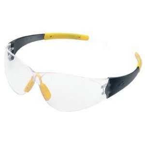 CK2 Series Safety Glasses   checkmate safety glassessmoke temple clear 