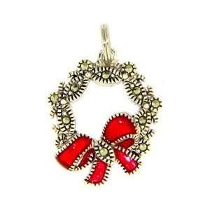  Judith Jack Christmas Wreath Charm Jewelry
