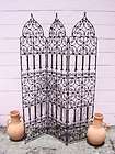 MOROCCAN ROOM DIVIDER SCREEN wrough iron metal screen